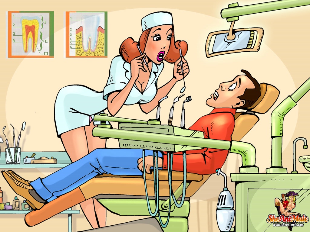 Tranny Dentist Fucks Her Scared Patient Photo 5
