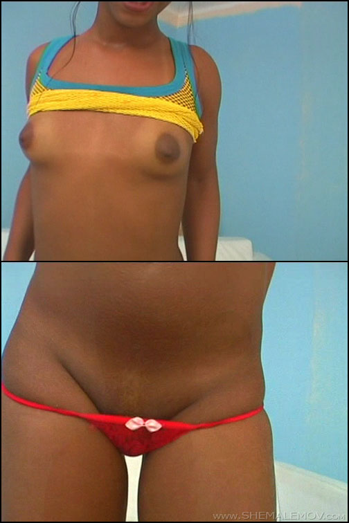 Gemischtrassiger Schulmaedchen Bikini Creampie