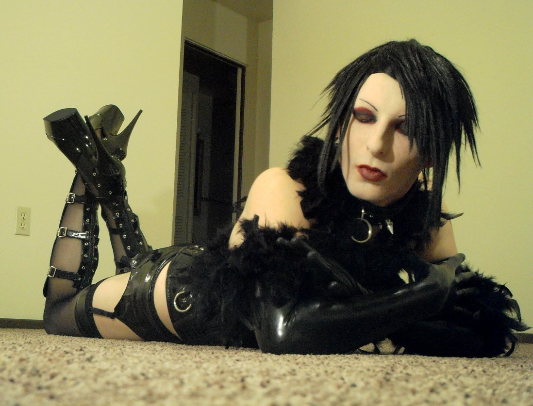 Sexy Goth Dominatrix.