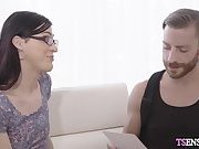 Stefani Special lustful shemale with small tits enjoys to be ass have intercourse | Tranny Update | Porn videos